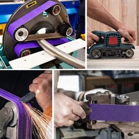 Bande abrasive en céramique violette 826S pour le travail de ponçage intensif de l'acier inoxydable