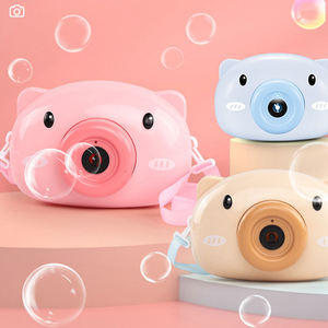 ของเล่นเป่าฟองสบู่อัตโนมัติรูปหมูการ์ตูนน่ารักสำหรับเด็ก ใช้กลางแจ้งในฤดูร้อน พร้อมกล้อง - Product Image 2