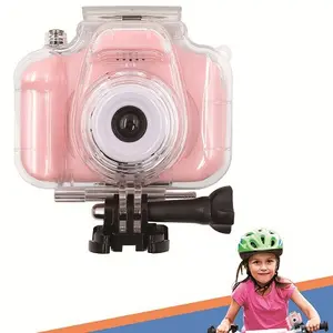 كاميرا تصوير للأطفال مضادة للماء بشاشة عالية الوضوح كاميرا تصوير فيديو مضادة للماء كاميرا لصور كارتونية لطيفة للأطفال كاميرا للتصوير بالأماكن المفتوحة للأطفال