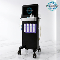 Máquina Facial Multifuncional de Microdermoabrasión con Oxígeno, Peeling de Diamantes H2o2, Limpieza Profunda Hydra, Pantalla Táctil, Suero Hidratante