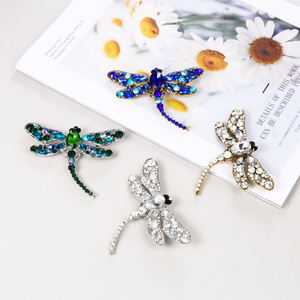Weiman High Quality Large Crystal <strong>Dragonfly</strong> Brooch Assorted Colors Fashion Ornament Decor <strong>Jewelry</strong> for Children's Wedding Alloy - Product Image 5