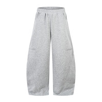 Bufa Pantalons de sport de couleur unie pour hommes, printemps américain, pantalons de survêtement décontractés à jambe incurvée pour vêtements de rue