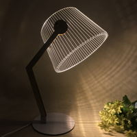 Lampe 3D en acrylique, 30 w, lampe de table LED