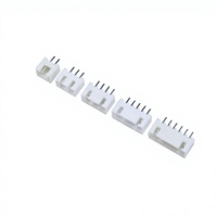 Connecteur mâle droit XH2.54 en cuivre avec boîtier PA66, connecteur de broches 2.54mm XH-AW 2P-14P pour connexions de fils