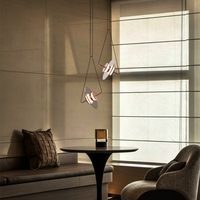 Lustre de luxe pour chambre de villa, design personnalisé, câble de 3m, lampe suspendue pour salon, bar, coin canapé