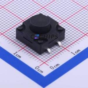 TS-FS1212T-C-I Tactile Switch SMD-4P,12x12mm Switch Single Pole Single Throw Round Button 2.6N Vertical Mount - Product Image 1