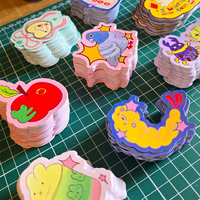 Su Geçirmez Özel Baskılı PVC/PET/Yazı Kağıdı Logolu Etiketler için Yüksek Kaliteli CMYK Baskılı Kesim Vinil Etiket