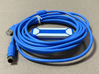 Cable de programación de PLC de la serie FATEK Yonghong FBS, cable de descarga de datos de comunicación, de la serie FBS, de la serie FATEK, de la Comunicación de la serie, de la USB-FBS-232P0-9F