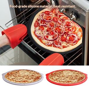 Molde de Silicona para Pizza, Perforado, Antiadherente, Resistente a la Oxidación, con Asas, Resistente a Altas Temperaturas, Fácil de Limpiar - Product Image 6