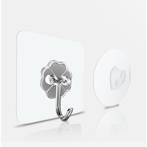 Móc dính mạnh mẽ để sử dụng chống thấm nước và chống ẩm trong phòng tắm và nhà bếp, móc tự dính trong suốt - Product Image 1