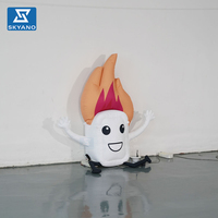 Modèle de mascotte gonflable personnalisé en forme de personnage de dessin animé pour la publicité et la décoration d'événements extérieurs