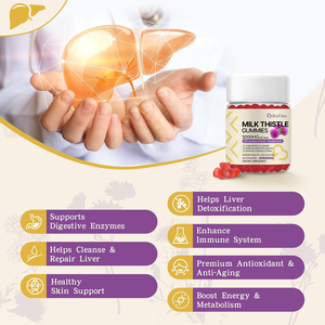 Gomitas <span class=keywords><strong>de</strong></span> Desintoxicación y Limpieza Hepática con Cardo Mariano, Raíz <span class=keywords><strong>de</strong></span> Diente <span class=keywords><strong>de</strong></span> León, Alcachofa y Raíz <span class=keywords><strong>de</strong></span> Cúrcuma, Veganas, Orgánicas, <span class=keywords><strong>de</strong></span> Marca Privada - Product Image 3