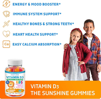 Gummies de Vitamine D3 pour Enfants en Forme de Balle – Complément Alimentaire en Gros pour des Os Forts et une Vitalité et une Énergie en Pleine Croissance