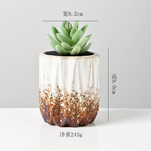Ventes en gros de pots de fleurs décoratifs minimalistes pour plantes succulentes, style nordique, pour la décoration de bureau intérieure - Product Image 2