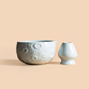 Japanese-Style Ceramic Bowl Spout <b>Matcha</b> <b>Set</b> 100-Pronged Whisk Gold-Plated Aze Kiln-Fired <b>Tea</b> Spoon - Product Image 3