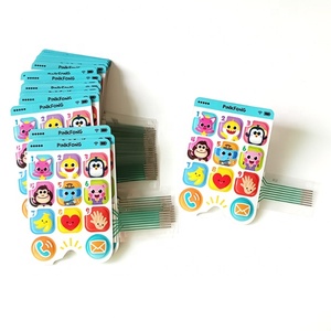 CN Professional custom <span class=keywords><strong>very</strong></span> Light feel good toy interruttori a membrana colorati tastiere a membrana per circuiti tastiere - Product Image 6