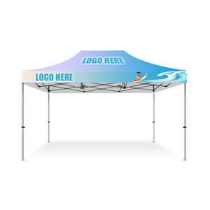 Durable 10x15ft Outdoor Foldable Water-Resistant Stylish Logo Custom Canopy Adjustable Easy-To-Use <strong>Tent</strong> With 40mm Aluminum Frame - Product Image 2