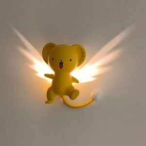 Lampe murale LED Kero de Cardcaptor Sakura avec ailes lumineuses, veilleuse, cadeau tendance, nouveauté pour fête - Product Image 3
