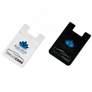 Fashionable Slim Case Business Card Holder Pocket-Adhesive ID & Cell Phone Card Holder for Men & Women Promotional Business Gift - Product Image 6