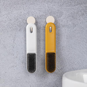 Brosse de nettoyage de chaussures multi-usages, poils doux, manche en plastique, pour chaussures blanches - Product Image 3