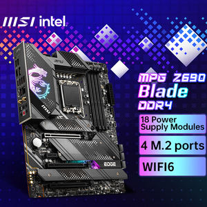 <span class=keywords><strong>Carte</strong></span> <span class=keywords><strong>mère</strong></span> d'ordinateur <span class=keywords><strong>MSI</strong></span> MPG <span class=keywords><strong>Z690</strong></span> EDGE WIFI <span class=keywords><strong>DDR4</strong></span> Blade prend en charge CPU13700KF/ 13700K/13900KF (<span class=keywords><strong>Intel</strong></span> <span class=keywords><strong>Z690</strong></span>/LGA 1700) - Product Image 2
