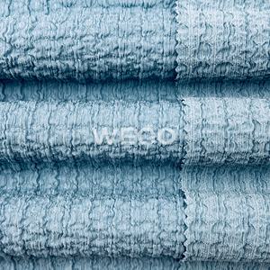 Tessuto in Poliestere Crepe a Maglia in Ordito, 100% Poliestere Spandex, Tessuto Plissettato Multicolore per Camicie e Top da Donna - Product Image 2