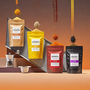 Custom Plastic <strong>Packaging</strong> Ground <strong>Pepper</strong> and Cumin Ziplock Mylar Moisture Proof Aluminium Foil Stand up Pouch - Product Image 1