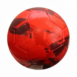 Icon Sports Official for FC Soccer <strong>Ball</strong> PVC Material-LP93BL Red Size 5 - Product Image 1