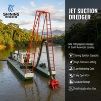 Prix usine Groupe électrogène diesel Drague à aspiration par jet Drague à pompe à jet pour l'extraction de sable de rivière Vente de sable