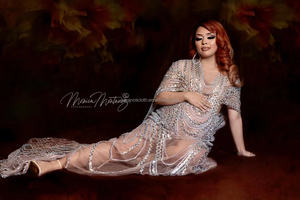 Twotwinstance — robe de soirée en strass, <span class=keywords><strong>tenue</strong></span> de soirée avec des strass et des diamants, vêtements uniques, <span class=keywords><strong>tenue</strong></span> de scène, d'anniversaire, Y2359, nouveau produit, <span class=keywords><strong>2022</strong></span> - Product Image 4