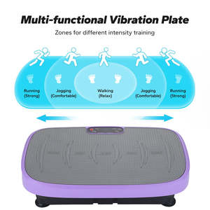 Macchina per esercizi per esercizi con piastra sportiva per tutto il corpo macchina per il Fitness per l'esercizio musicale vibrare piastra - Product Image 2