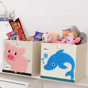 Boîtes de rangement pliables en tissu écologique, organisateur de rangement pour jouets, coffre à jouets pour enfants - Product Image 6