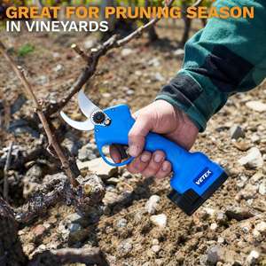<span class=keywords><strong>Forbici</strong></span> <span class=keywords><strong>da</strong></span> <span class=keywords><strong>Potatura</strong></span> Elettriche Senza Fili Vetex 21V con Doppia Batteria <span class=keywords><strong>per</strong></span> Frutteti e <span class=keywords><strong>Potatura</strong></span> Alberi <span class=keywords><strong>da</strong></span> Frutto - Product Image 4