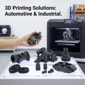 Services de prototypage rapide avec pièces et composants imprimés en 3D, technologies SLA, SLS, FDM disponibles, pièces imprimées en 3D fonctionnelles - Product Image 5