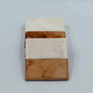 Multi Functional Wholesale Natural Sturdy Desktop Wood and <b>marble</b> Mat Bamboo Coasters with Holder from india - Product Image 3