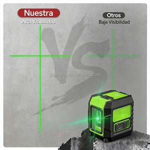 <span class=keywords><strong>Nivel</strong></span> Láser Rotatorio Mini de 2 Líneas Verdes con Péndulo Autonivelante, Grado Industrial y DIY, Batería 18650 para Pisos y Azulejos - Product Image 4