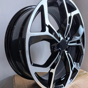 Nouvelles jantes en alliage d'aluminium de 17 pouces 5x114.3, finition noire, multi-rayons, application pour voitures de course, 40 mm, 30 mm, 20 mm ET - Product Image 1