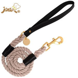 Conjunto de Correa y collar de nailon para perro, stock mayorista, fabricante hecho a mano reciclado, accesorios de cuerda trenzada para mascotas de lujo ecológico - Product Image 4