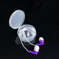 Boîte d'emballage en plastique PP recyclable avec logo personnalisé, pour pilules, préservatifs, jouets sexuels, usage électronique, design à charnière, crochet, 50x20mm, 1-1.3mm