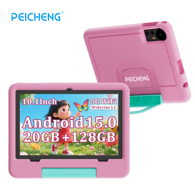 Wifi 10.1inch 4GB 128GB Android 15.0 Gaming High Speed 1280x800 Resolution Puzzle Educational Tablet PC