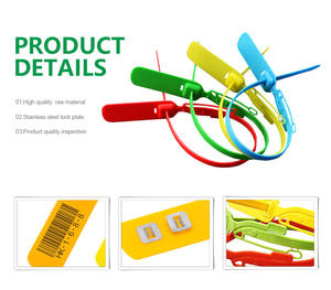 Sceaux en plastique jetables, sceaux de sécurité à déchirer pour camions-citernes, camions à charbon, bande d'étanchéité anti-contrefaçon et antivol - Product Image 4