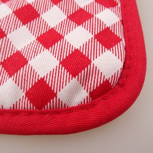 3 pièces ensemble de serviette de cuisine torchon en coton tissé à carreaux serviette ensemble avec support de Pot <span class=keywords><strong>mitaine</strong></span> - Product Image 4