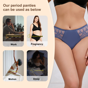 Mutandine Mestruali Assorbenti per Ragazze Adolescenti, Senza PFAS, Senza Cuciture, Vendita all'Ingrosso - Product Image 4