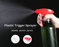 Fabricant de pulvérisateurs à gâchette entièrement en plastique 28/400 28/410, buse de pulvérisation en mousse PP, couleur et logo personnalisés, OEM, pour bouteilles de produits chimiques