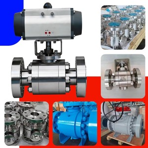 Vanne à bille pneumatique à bride en acier inoxydable 4 pouces 775 PSI haute pression pour usage industriel, à passage plein, à fermeture rapide - Product Image 4