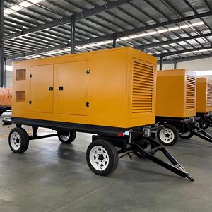 150kw 100kw 200kw groupe électrogène diesel de remorque mobile silencieuse ATS chantier de construction exploitation minière alimentation de secours 50/60Hz Tekins TK380GF - Product Image 5