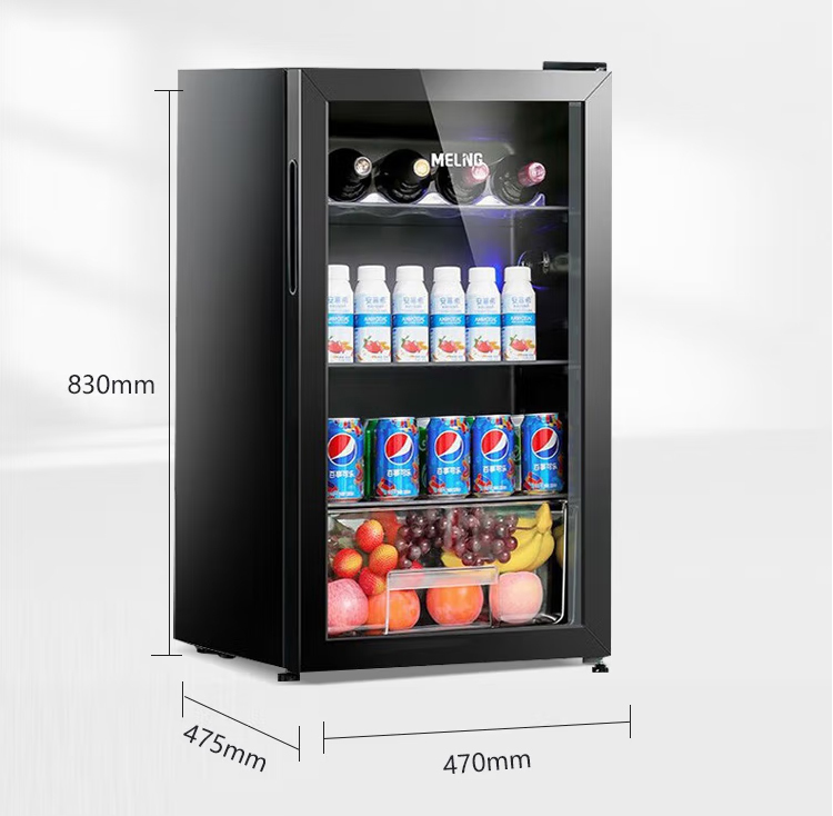 Mini Glass Door Cooler Beer Beverage