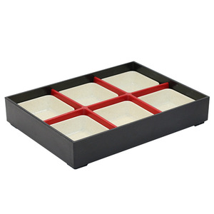 Cajas Bento Rectangulares Negras con Compartimentos y Tapa Hermética para Almacenar Almuerzos - Product Image 3