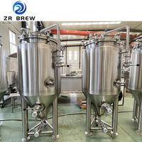 Cuve de Fermentation Conique Isobare 100L/200L en Acier Inoxydable SUS304 de Qualité Alimentaire – Fermenteur sous Pression