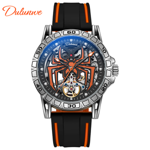 Reloj mecánico Dulunwe 6026D, reloj de pulsera popular a la moda, araña luminosa resistente al agua, reloj de concepto de agujero de gusano para hombre de alta calidad - Product Image 3